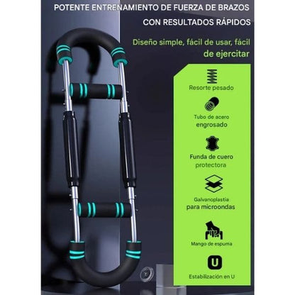 GorillaBar™  Barra Flexible para Entrenamiento de Brazos, Pecho y Espalda