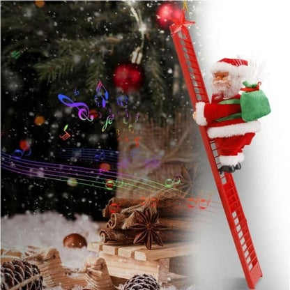 Preventa Navideña 🎅 Papá Noel que sube y baja escaleras con música