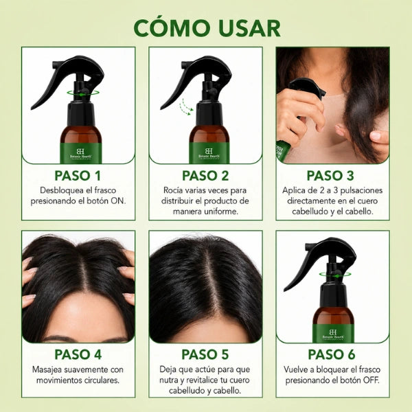 Tonico de romero y agua de arroz para el crecimiento del cabello