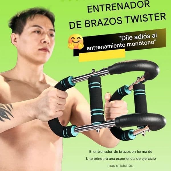 GorillaBar™  Barra Flexible para Entrenamiento de Brazos, Pecho y Espalda