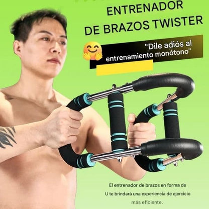 GorillaBar™  Barra Flexible para Entrenamiento de Brazos, Pecho y Espalda