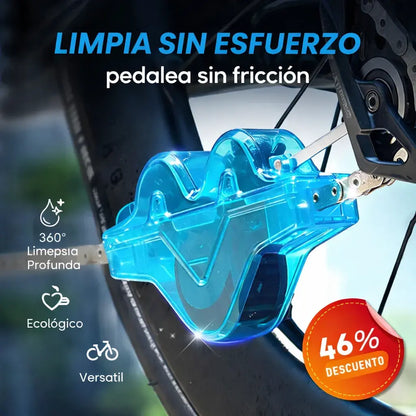 Limpiador de cadenas de bicicleta para remolques