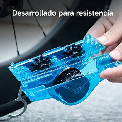 Limpiador de cadenas de bicicleta para remolques