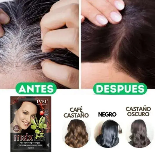 Shampoo Cubrecanas Original || 100% Natural 🍃 Tratamiento x1 año ✨