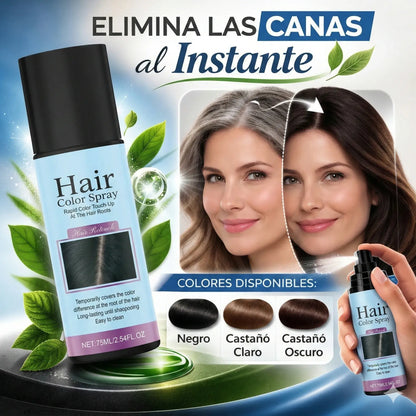 Spray temporal para cubrir canas de forma instantanea | fórmula a base de plantas